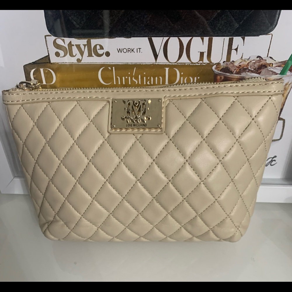 Love Moschino authentic cosmetic bag